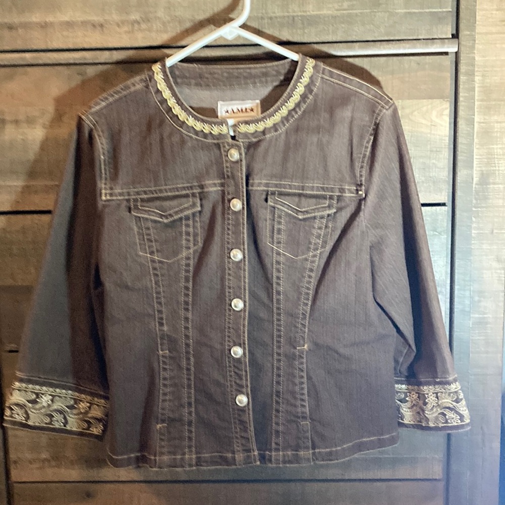 Brown jean jacket